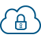 Cloud Fully Secure Icon