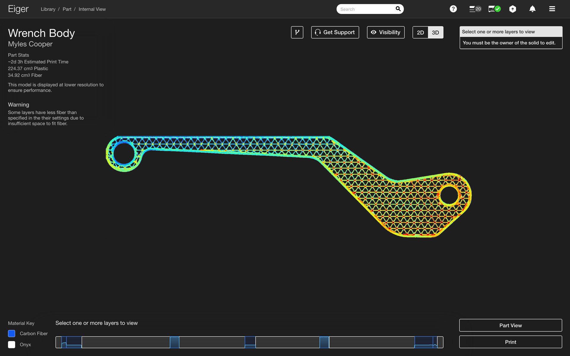 Markforged 3D printing Software - Eiger