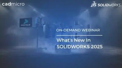 SOLIDWORKS Launch Webinar 2025 - Thumbnail