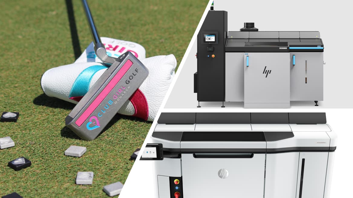 golf and hp 3d printer